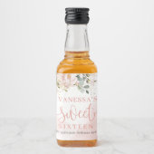 Rosenrosen Eukalyptus-Gold sechzehn Alkoholflaschenetikett (Vorderseite)