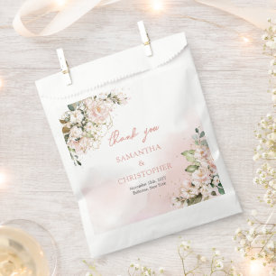 Rosenrosen Eukalyptus-Grüngold Geschenktütchen