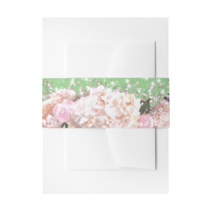 Rosenrosen Hochzeitssache Einladungsbanderole