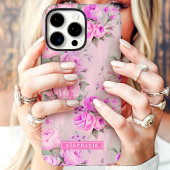 Rosenrosen Individuelle Name Floral Case-Mate iPhone Hülle