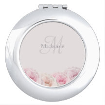Rosenrosen-Individuelle Name-Monogramm in elegante