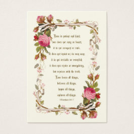 Rosenrosen Katholische Hochzeitskarte