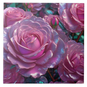 Rosenrosen Keramik Tile Fliese