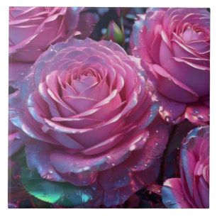 Rosenrosen Keramik Tile Fliese