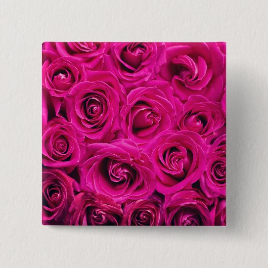 Rosenrosen (Liebe und Romantik) Button (Vorderseite)