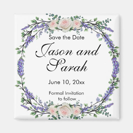 Rosenrosen Magnet (Vorne)