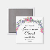 Rosenrosen-Magnet Magnet (Vorderseite/Rückseite)