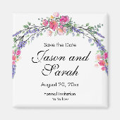 Rosenrosen-Magnet Magnet (Vorne)