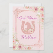 Rosenrosen, Mexikanischer Girl Fiesta Geburtstag Einladung (Rückseite)