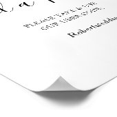 Rosenrosen mit blauen Hydrangeas brauchen eine Fah Poster (Ecke)