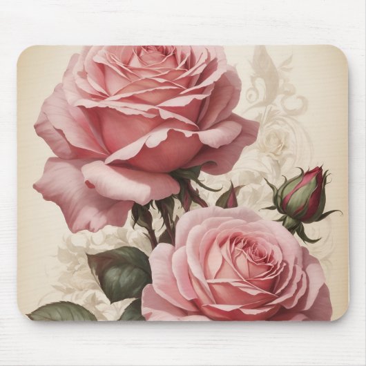 "Rosenrosen" Mousepad (Vorne)