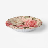 Rosenrosen Pappteller (Gewinkelt)