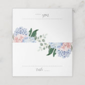 Rosenrosen Platzkarte (Außenseite Aufgefaltet)