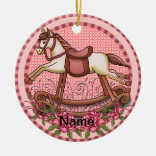 Rosenrosen Rocking Horse Ornament