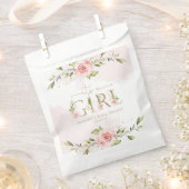 Rosenrosen, Rose, Eukalyptus, Baby-Dusche Geschenktütchen (Ausgeschnitten)