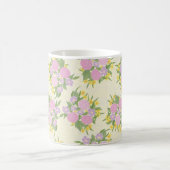 Rosenrosen, Rose und Gelbe Blumen Tasse (Mittel)