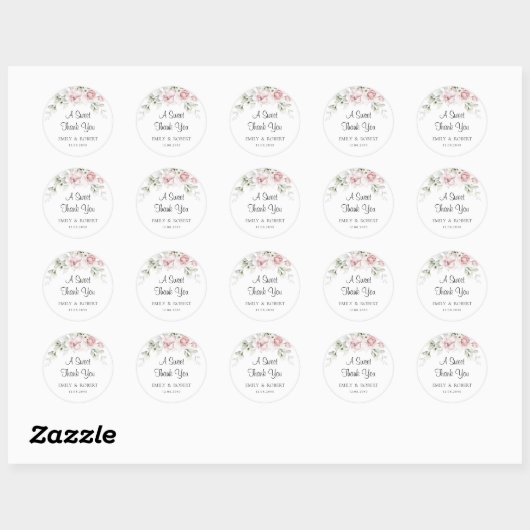 Rosenrosen, rot, klassisch, runder Sticker (Blatt)