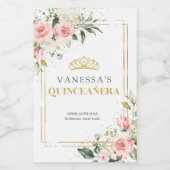 Rosenrosen, rötlich-rötlich weinetikett (Einzelnes Label)