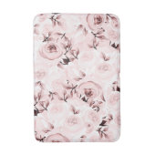Rosenrosen Shabby Chic Glam Blumendekor Badematte (Vorderseite Vertikal)