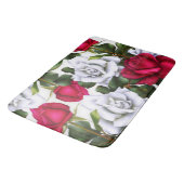 Rosenrosen Shabby Chic Rustikal Modernes Glam Badematte (Schrägansicht)