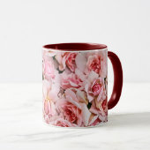 Rosenrosen-Tasse Tasse (VorderseiteRechts)