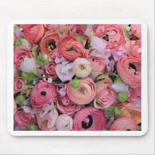 Rosenrosen und -erbsen von Therosegarden Mousepad