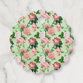 Rosenrosen Vintag Style Geschenkanhänger