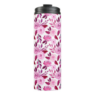 Rosenrosen Vintag Thermosbecher
