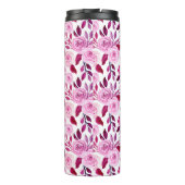 Rosenrosen Vintag Thermosbecher (Rückseite)