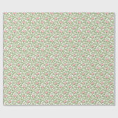 Rosenrot auf weiß geschenkpapier (Flach)