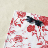 Rosenrot Floral Strandtuch (Beispiel)