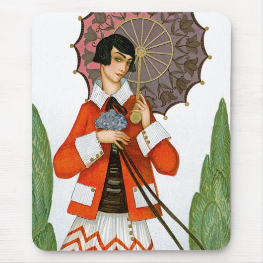 Rosenschirm Mousepad (Vorne)