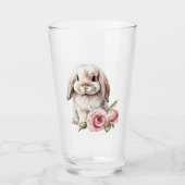 Rosenschleife Eared Rabbit Glas (Vorderseite)