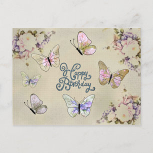 Rosenschmetterlinge Postkarte