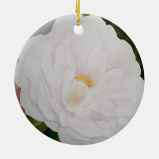 Rosenschmuck Keramik Ornament (Hinten)