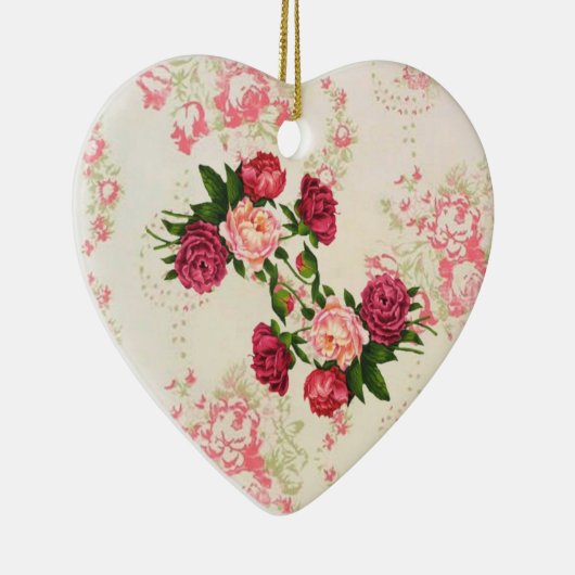 Rosenschmuck Keramik Ornament (Rechts)