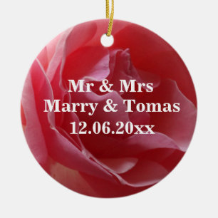 Rosenschmuck Keramik Ornament