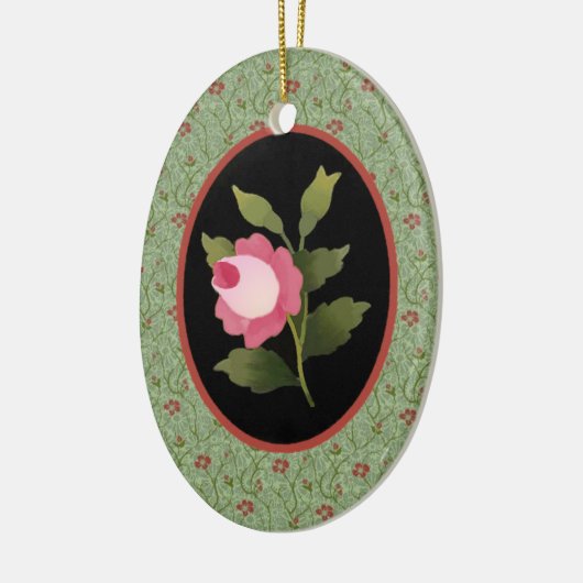 Rosenschmuck Keramikornament (Links)