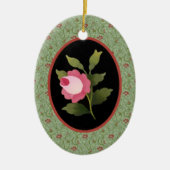 Rosenschmuck Keramikornament (Vorne)