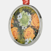 Rosenschmuck Ornament Aus Metall (Links)