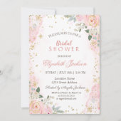 Rosenschneeflocken Brautparty Einladung (Vorderseite)