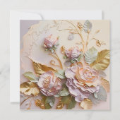 Rosenskulptur in Rosa (Vorderseite)