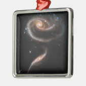 Rosenspiralgalaxien Ornament Aus Metall (Links)