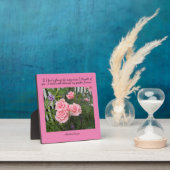 Rosensteine Gedanken bei Ihnen Tabletop Plaque Fotoplatte (InSitu)