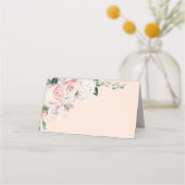 Rosensteine geflochtene Platzkarte (Vorderseite)