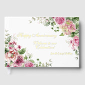 Rosensteine und Goldfussanfang Gästebuch (Vorderseite)