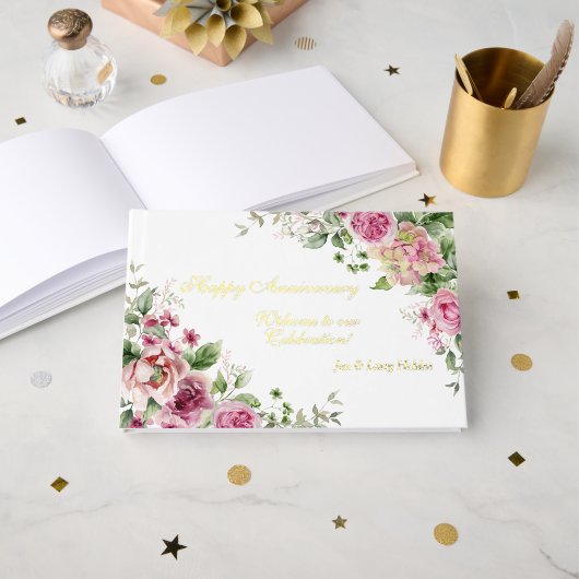 Rosensteine und Goldfussanfang Gästebuch (Vorderseite Offen)