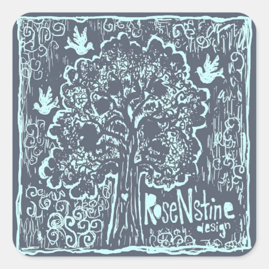 RoseNstine Stickers (Vorderseite)