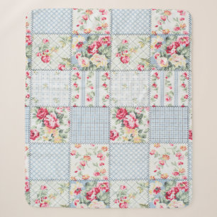 Rosenstoff: Elegantes Hintergrunddesign Sherpadecke