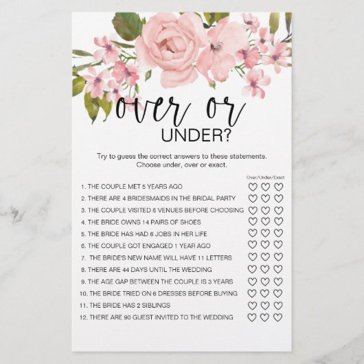 Rosenstrahlen-Spiel über oder unter dem Flyer (Vorne)